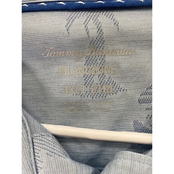 Tommy Bahama Polo Shirt Men 3XLT Blue Stretch Island Casual Resort Beach - Picture 2 of 6